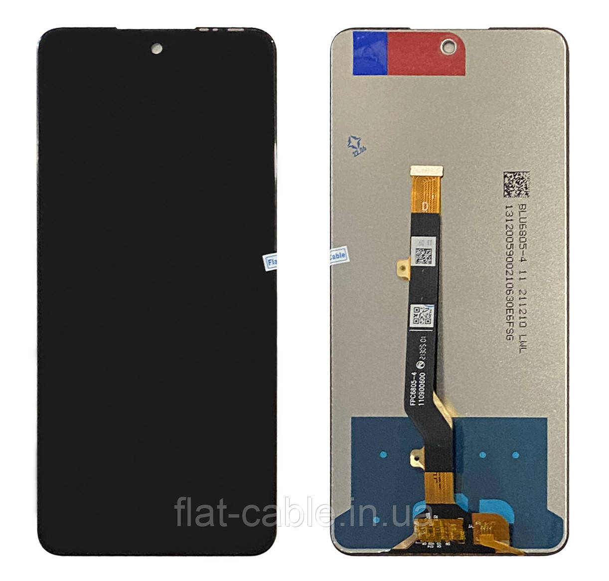 Дисплей + сенсор TECNO Camon 18p (CH7n) Чорний (PRC)