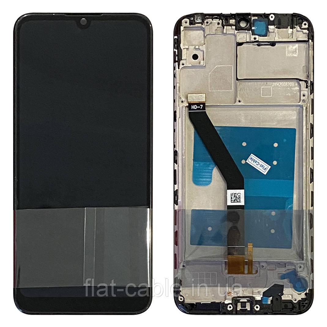 Дисплей + сенсор Huawei Honor 8A (JAT-LX) / Y6 2019 (MRD-LX) / Huawei Y6s чорний у рамці (PRC)