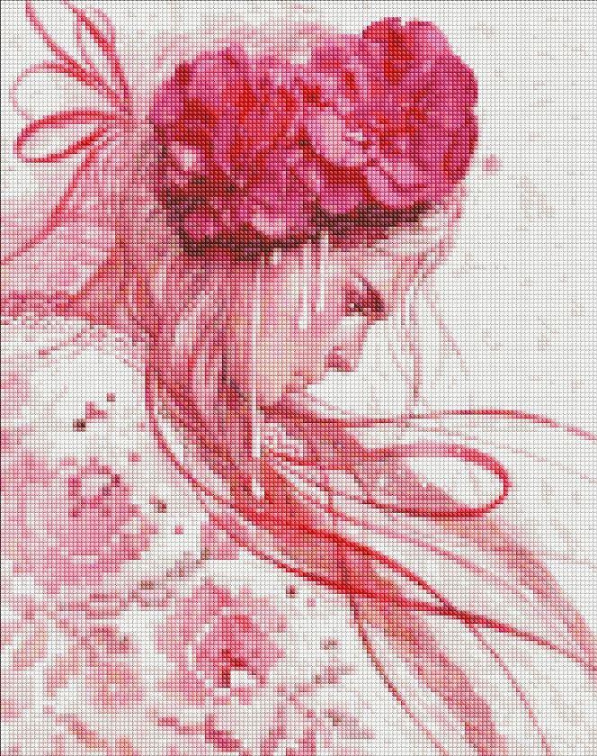 Картина стразами Ідейка Витончена та сильна ©lesya_nedzelska_art (AMO7267) 40 х 50 см (На підрамнику)