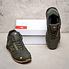 Чоловічі зимові шкіряні черевики, кросівки (натуральна шкіра) хакі на хутрі, чоловіче взуття на зиму, розмір 40 41 42 43 44 45, фото 6