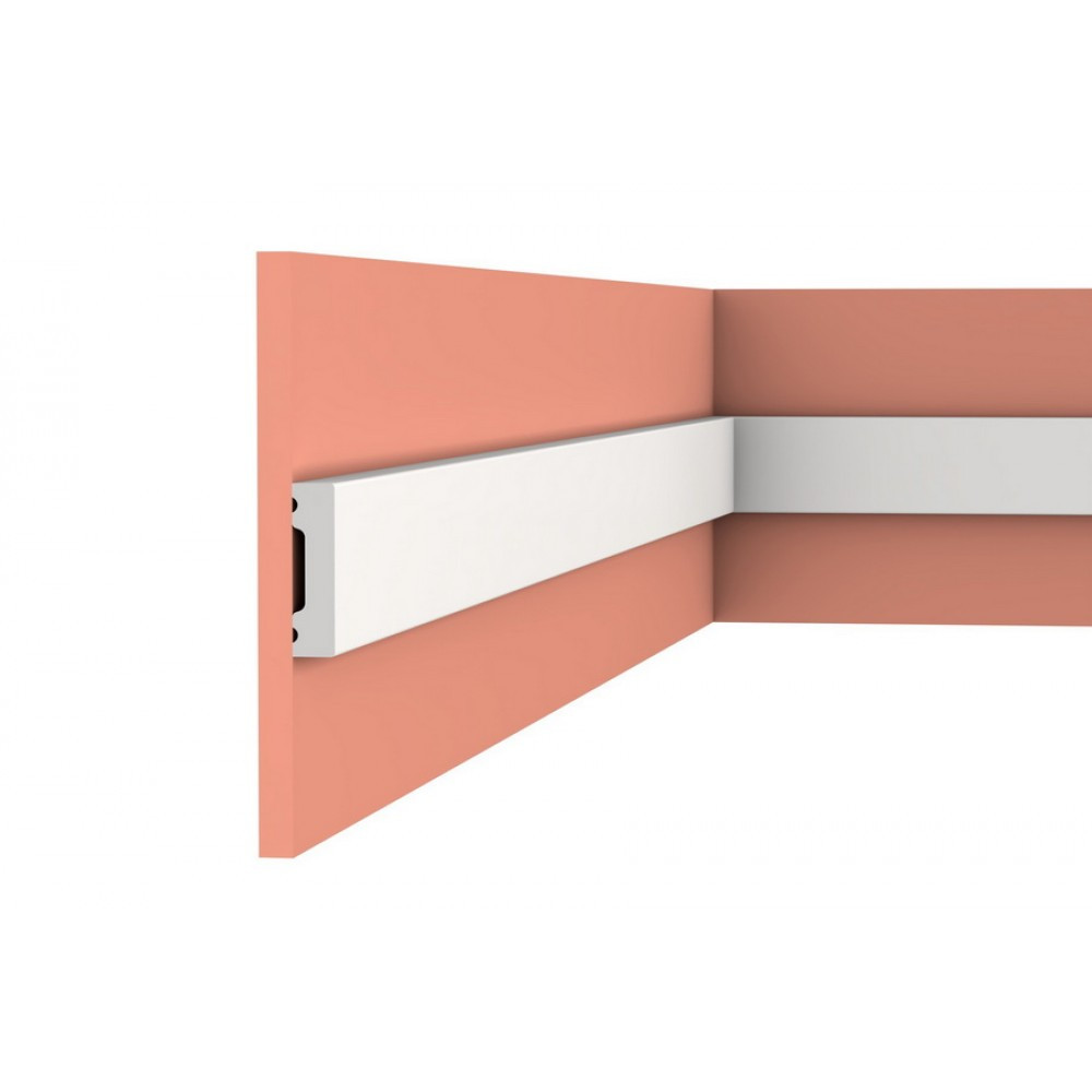 Молдинг Из Дюрополимера 40 Мм Х 10 Мм, 2,4 М Белый — Купить Недорого на ...