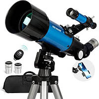 Профессиональный астрономический телескоп для начинающих с адаптером для смартфона