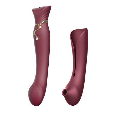 Вібратор Zalo — Queen Wine Red, фото 1