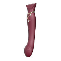 Вібратор Zalo — Queen Wine Red, фото 3