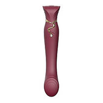 Вібратор Zalo — Queen Wine Red, фото 4