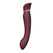 Вібратор Zalo — Queen Wine Red, фото 5