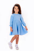 Нарядное платье для девочки 92, небесно-голубой