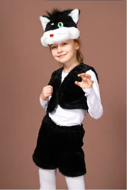 Костюм кішечки з хутра р. 30-32, фото 1