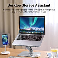 Підставка для ноутбука металева UGREEN Full Angle Holder For Laptop (сірий) LP339, фото 5