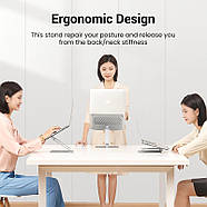 Підставка для ноутбука металева UGREEN Full Angle Holder For Laptop (сірий) LP339, фото 6