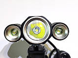 Велофара LR- K3A   3 діода, фото 3