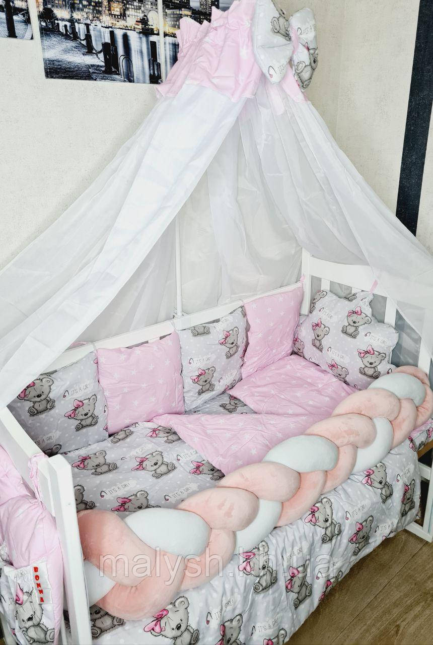 Детский постельный комплект в кроватку - фото 1 - id-p1196463118