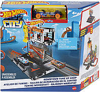 Трек Хот Вілс Сіті Ремонтна станція в центрі міста Hot Wheels City Downtown Repair Station Mattel HDR25