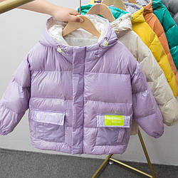 Демісезонна куртка, що переливається, на дівчинку в клітинку 4220 Aizhenshang, Бежевый, Для мальчиков, Весна Осень, 110, 5 лет