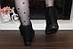 Чоботи жіночі зимові чорні войлок С245, фото 4