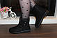 Чоботи жіночі зимові чорні войлок С245, фото 6