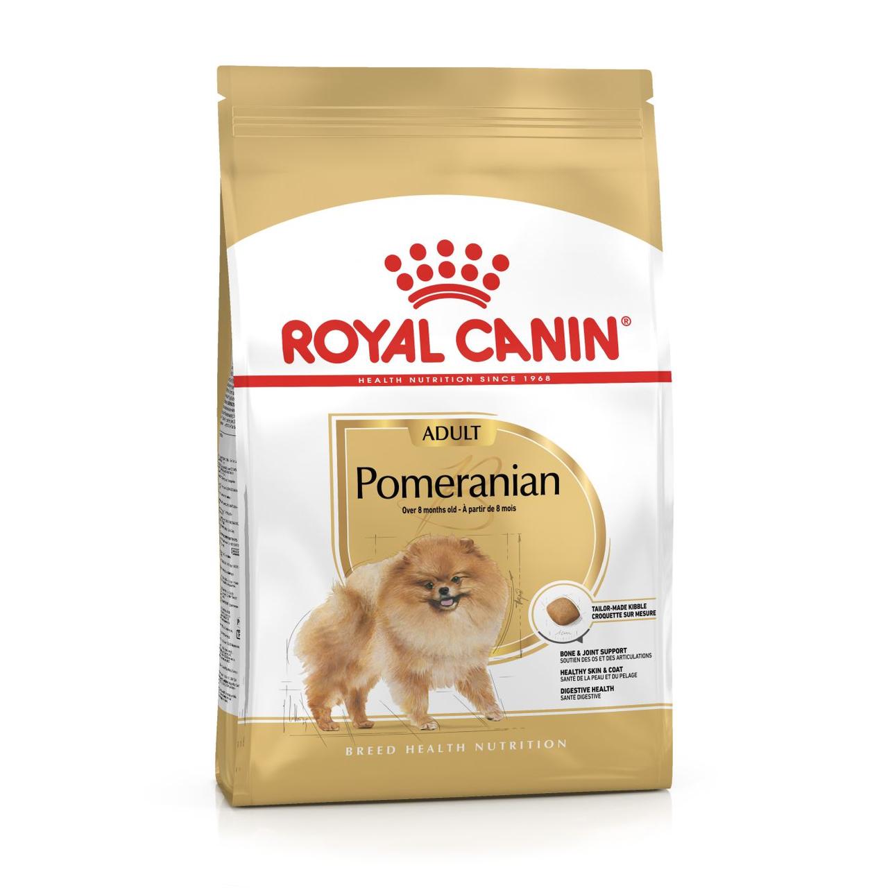 Сухий корм для дорослих собак породи Померанський шпіц  ROYAL CANIN POMERANIAN ADULT 0.5 кг