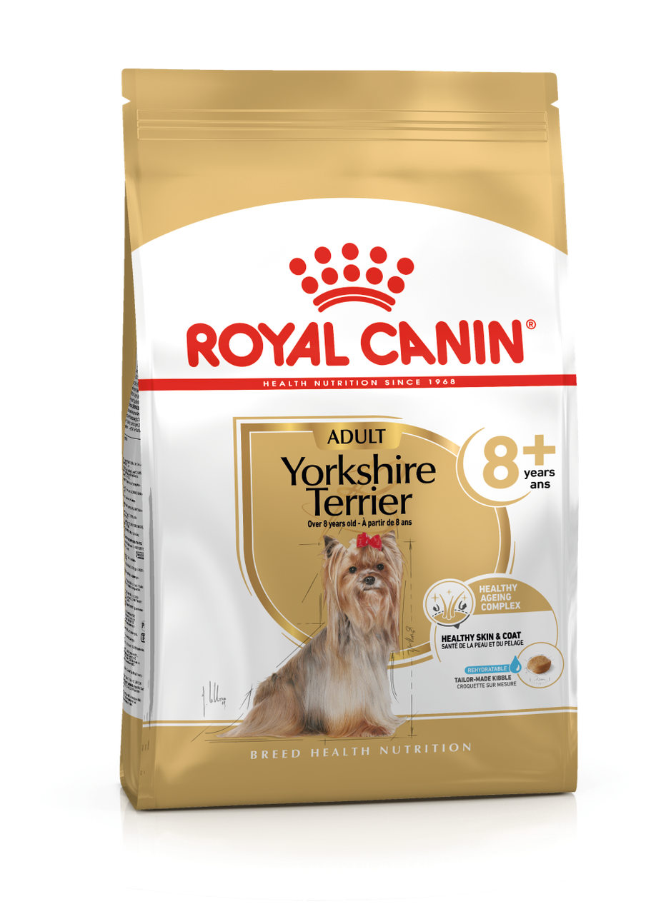 Корм для зрілих собак породи Йоркшир-тер'єр ROYAL CANIN YORKSHIRE TERRIER AGEING 8+(віком від 8 років) 1.5 кг