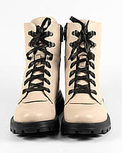 Черевики зимові Kento 2343 41 Кремові шкіра 36, фото 2