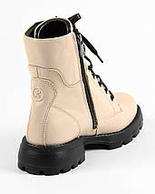 Черевики зимові Kento 2343 41 Кремові шкіра 36, фото 5