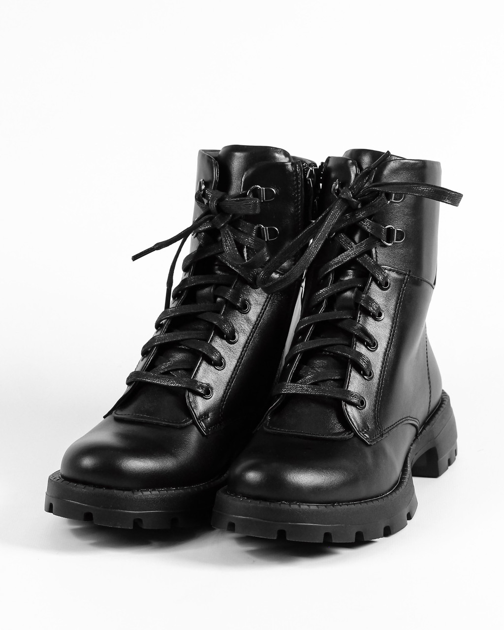 Черевики зимові Kento 2343 39 Чорні шкіра 36