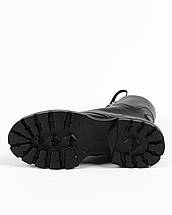 Черевики зимові Kento 2343 39 Чорні шкіра 36, фото 4