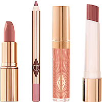 Набор для макияжа губ Charlotte Tilbury Pillow Talk Beautifying Lip Set 2.4 + 0.8 + 1.5 г + 2.6 мл