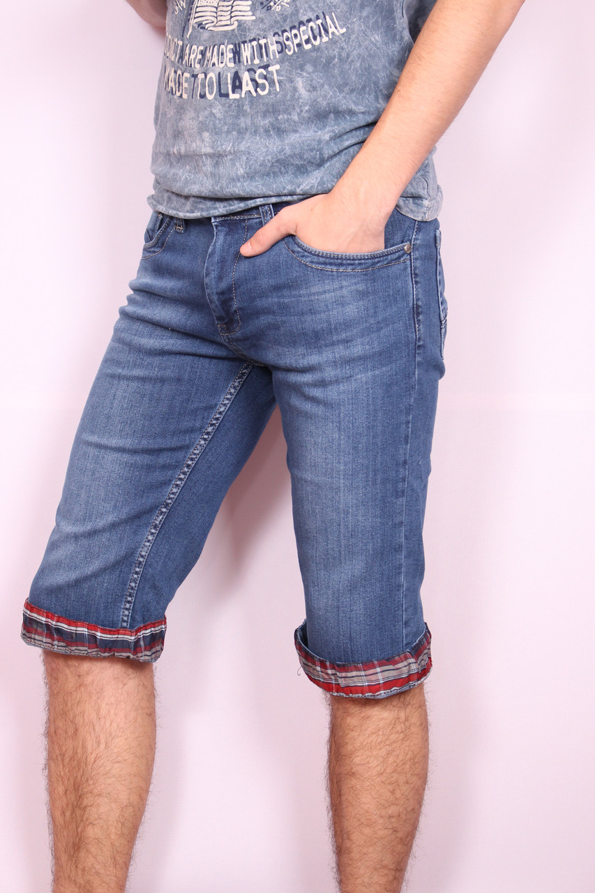 Мужские джинсовые капри Coockers (код 1141-1) - фото 3 - id-p281291899