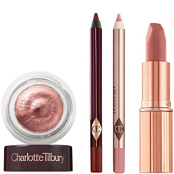 Набір для макіяжу Charlotte Tilbury Pillow Talk on the Go Eye and Lip Set 7 мл, 2 х 0.8 г, 1.5 г