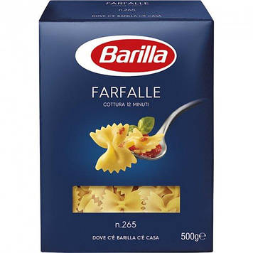 Макароні BARILLA 65 FARFALLE бантики, 500 г