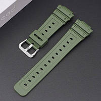 Ремінець для годинника Casio G-SHOCK DW5600 / GW5000 / GWX-5600 / GA-2100 / GW-6900 / GW-B5600 / GW-M5610 Зелений