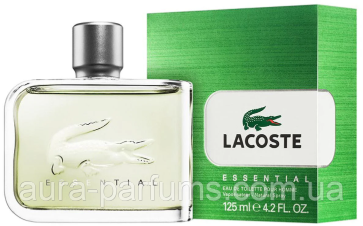 Мужские духи Lacoste Essential (Лакоста Эссеншиал) Туалетная вода 125 ml/мл - фото 1 - id-p1702319699