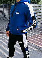 Чоловічий спортивний костюм Adidas на флісі. Теплий спортивний костюм Adidas. Утеплений спортивний костюм на флісі
