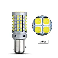 Двухконтактные автомобильные LED лампы P21/5W, BAY15D, 69SMD 10-21Вт, Canbus - Без Быстрого моргания, Белый