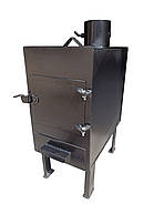 Буржуйка сталева з варильною поверхнею, сталь 3 мм, потужність 3,3 кВт, до 33 м2, фото 3