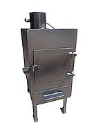 Буржуйка сталева з варильною поверхнею, сталь 3 мм, потужність 3,3 кВт, до 33 м2, фото 2