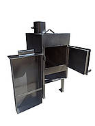 Буржуйка сталева з варильною поверхнею, сталь 3 мм, потужність 3,3 кВт, до 33 м2, фото 5