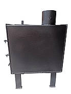 Буржуйка сталева з варильною поверхнею, сталь 3 мм, потужність 3,3 кВт, до 33 м2, фото 7