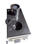 Буржуйка сталева з варильною поверхнею, сталь 3 мм, потужність 3,3 кВт, до 33 м2, фото 9