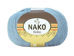 Nako BOHO (Нако БОХО) № 12408 блакитний (Шкарпеткова пряжа, нитки для в'язання)