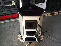 Угловая печь-камин-буржуйка на дровах MBS Corner 10 кВт