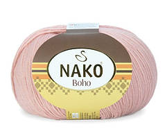 Nako BOHO (Нако БОХО) № 12538 рожево-пудровий (Шкарпеткова пряжа, нитки для в'язання)