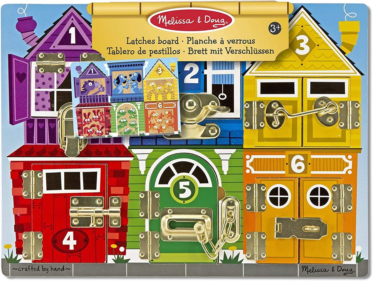 Дерев'яна дошка із засувками Melissa&Doug 13785