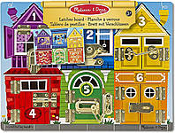 Деревянная доска с задвижками Melissa & Doug 13785