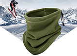 Тактична флісова шапка, Олива/Шупка зимова з флісом для ВСК/Шапка для військових, фото 5