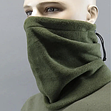 Тактична флісова шапка, Олива/Шупка зимова з флісом для ВСК/Шапка для військових, фото 6