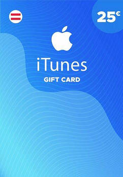 ITunes Gift Card 25 int для App Store код сертифікат картки поповнення рахунку iTunes Store та AppStore