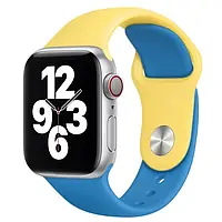 Патриотеческий ремешок "Флаг УКРАИНЫ" для Apple Watch 45 | 44 | 42 mm. Ремешок Флаг Украины для часов