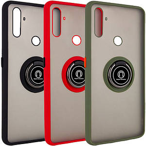 Чохол з кільцем та магнітом RING CASE 3В1 для Xiaomi Redmi 9c/10a Green