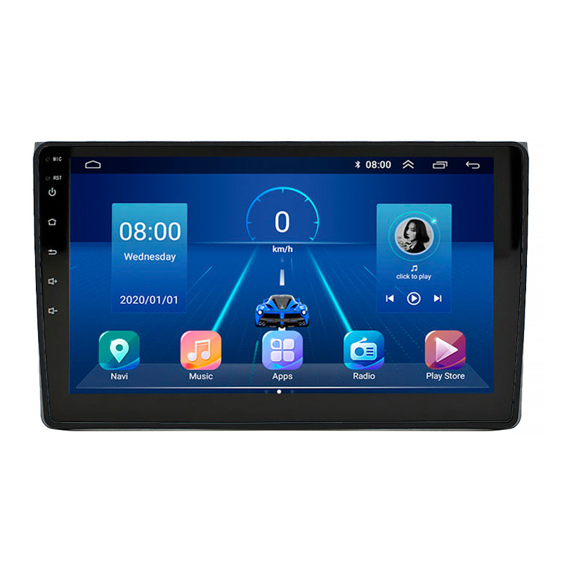 Леско на повний робочий день для Audi Rs 4 II (B7) 2005-2009 екран 9 "2/32gb Wi-Fi GPS база GPS, фото 1